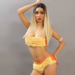 ChelsyGarcia looks fuckign hot in the yellow lingerie